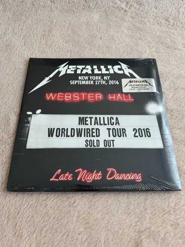 Metallica LIVE AT WEBSTER HALL Vinyl 3LP 2017 Hype Sticker NEW 1st Press SEALED
