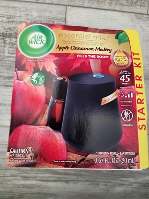 Air Wick Essential Mist Limited Edition Apple & Cinnamon Medley Starter Kit