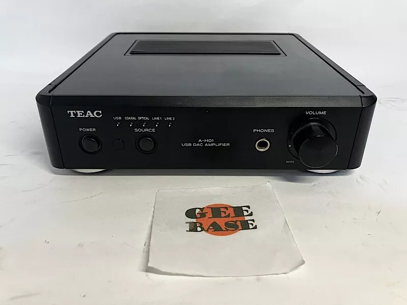 TEAC A-H01 Black USB DAC Stereo Integrated Amplifier Used