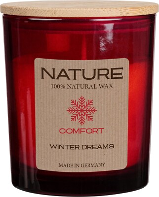 Duftkerzen im Glas von Wenzel in 3 Winter Duftsorten ca 25 Stunden Brenndauer