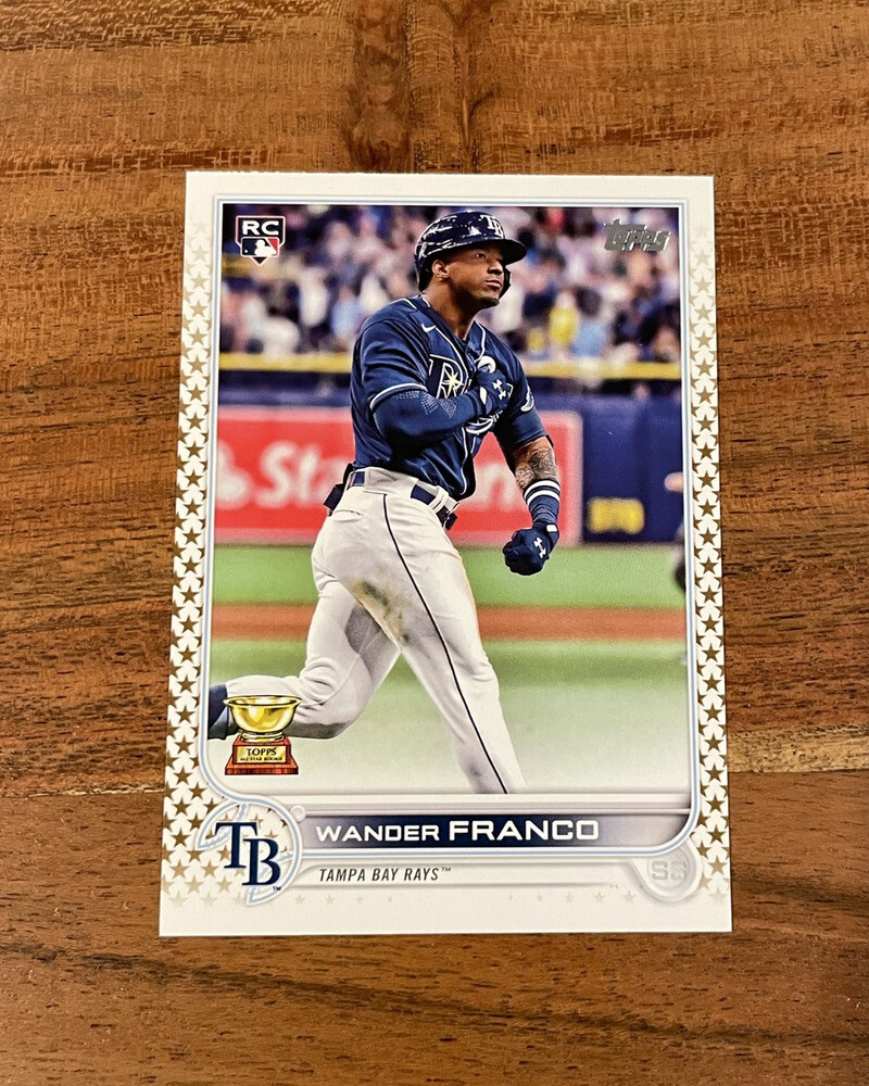 特価！topps スーパースター　wander Francoルーキーサインカード Wander Franco Autographed 2022 Topps Stars of MLB Rookie