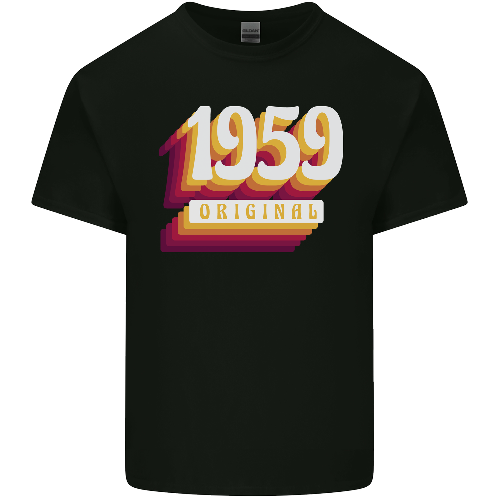 Retro 64th Birthday Original 1959 Mens Cotton T-Shirt Tee Top