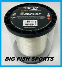SEAGUAR TATSU 100% Fluorocarbon Line 12lb/1000yd 12 TS 1000 FREE USA SHIPPING!
