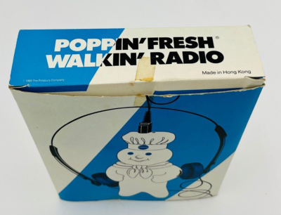 Popping Fresh Pillsbury Dough Boy Radio Walkman 1985 NIB | eBay
