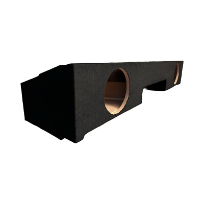 For Chevy Silverado 2007-18 Ext Cab 8'' Dual Sub Box Front Fire Ported MDF Wood
