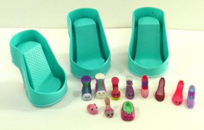 Shopkins LOT Shoes / large dazzle sneakers heels bedroom slippers FREE SHIP