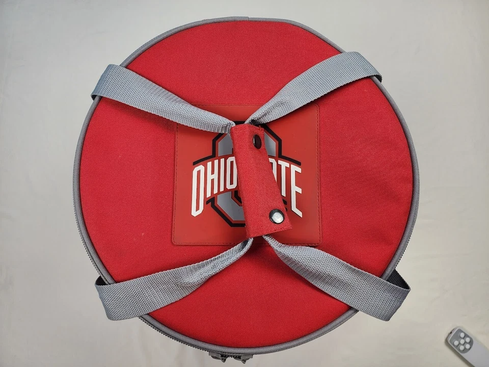 "Bolso cubo de béisbol NCAA Ohio State Red Rawlings Coleman refrigerador frío 15""x14""" Foto 4 de 4
