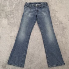 Lucky Brand Dungarees Women's Actual Size 30in x 30in Boot Cut Made In USA!