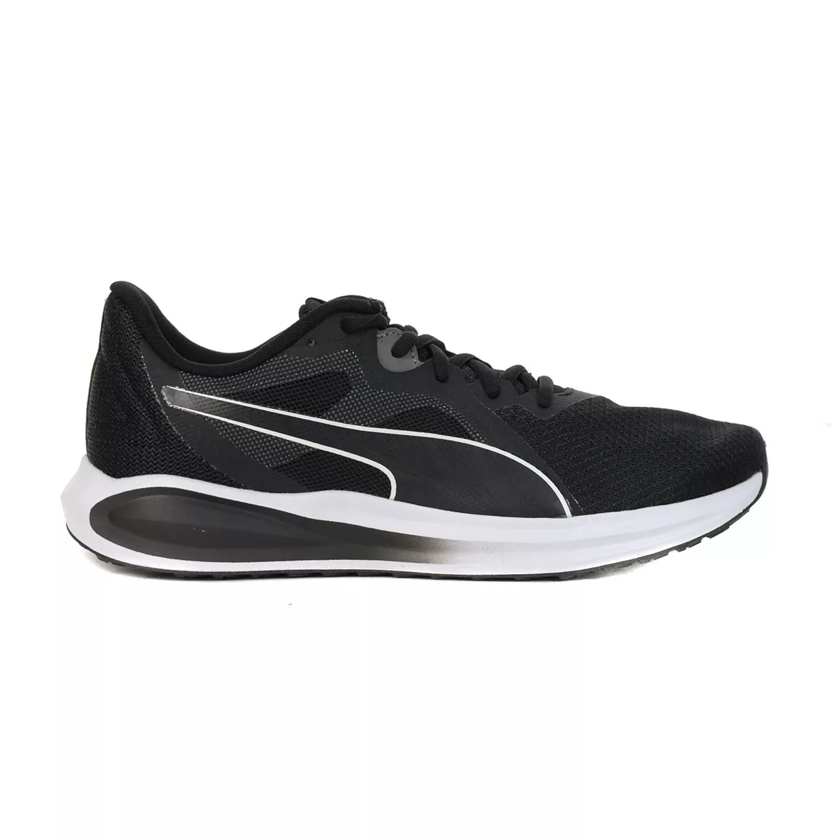 Black and white puma running clearance shoes
