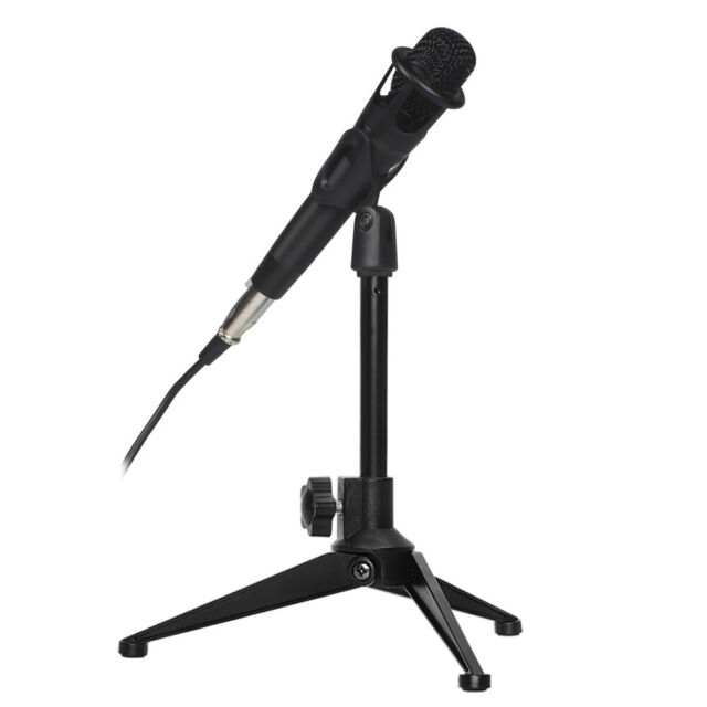 Microphone Stand Desk For Shure Sm7b Mic Stand Adjustable Tripod Holder Metal Ebay