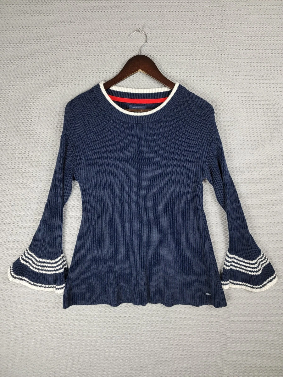 Navy blue hot sale sweater tommy hilfiger