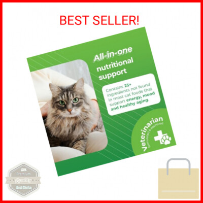 VetriScience NuCat Senior Multivitamin for Cats, 30 Bite Sized