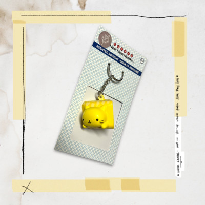 San-X Japan NYAN NYAN NYANKO Scented Squishy Keychain (Crepe Cake)