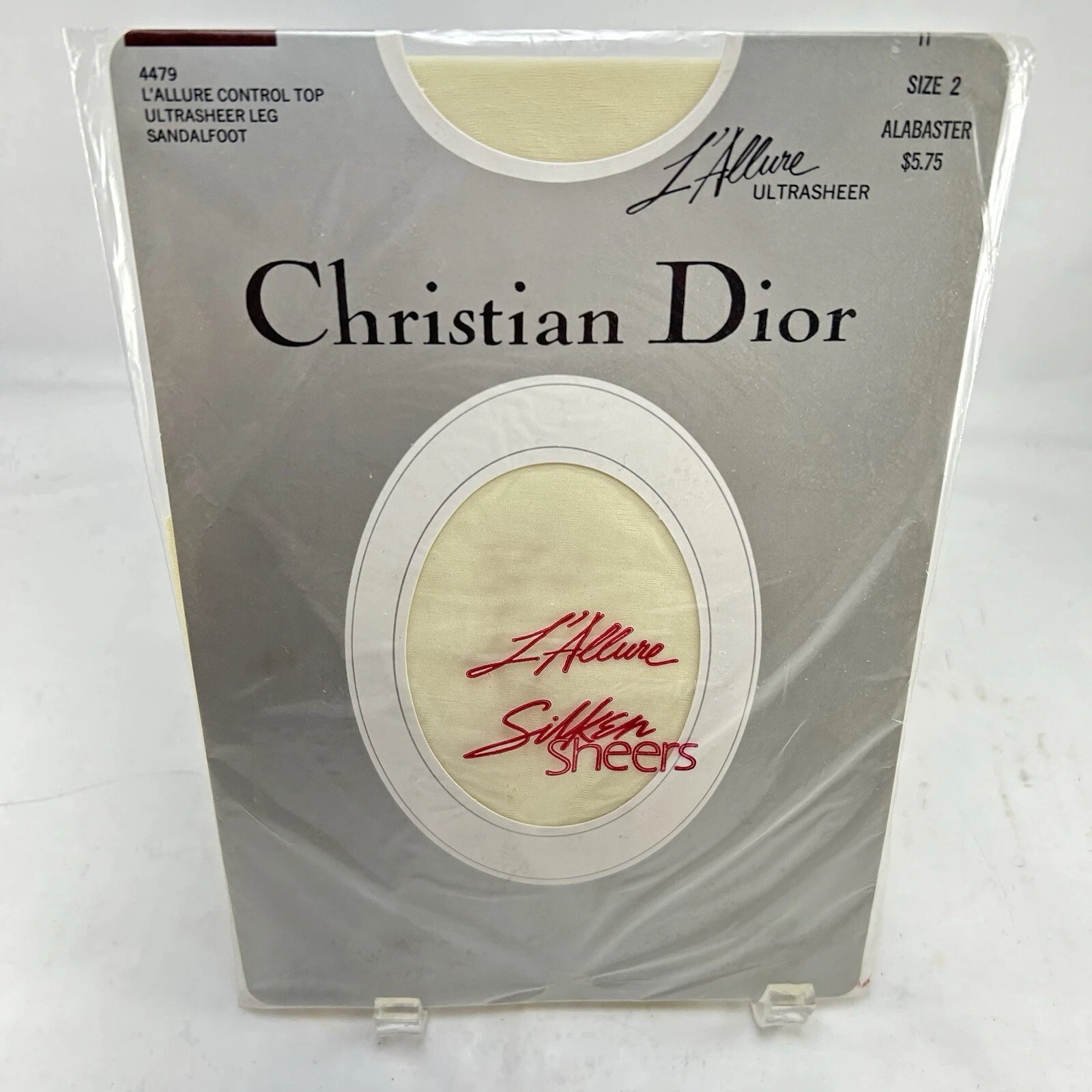 Culotte vintage Christian Dior taille 2 L’allure Control top ultra transparent albâtre