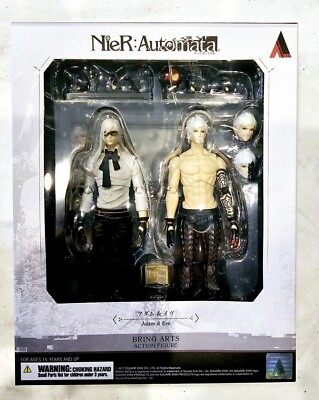 Nier Automata Adam and Eve Collectors Action Figure New Sealed 