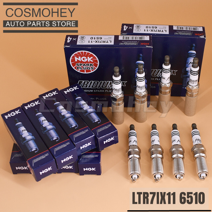 8Pcs Iridium IX Plug Spark Plugs NGK 6510 LTR7IX-11 LTR7IX11 Tune