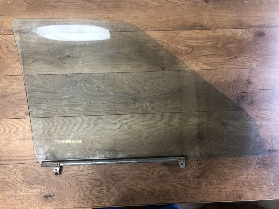 Dodge Colt, Mitsubishi Mirage, 4 puertas, 1985, 1986 - 1992, puerta delantera izquierda vidrio Foto 3 de 4