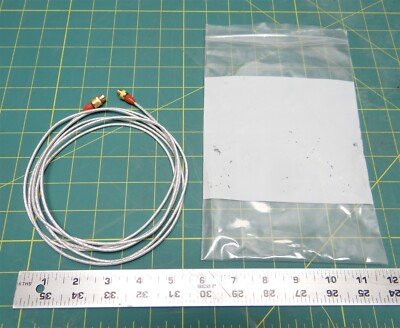 MIL Spec Gold LEMO 6 Pin Pole Braided Aluminum 96.5'' Round Cable