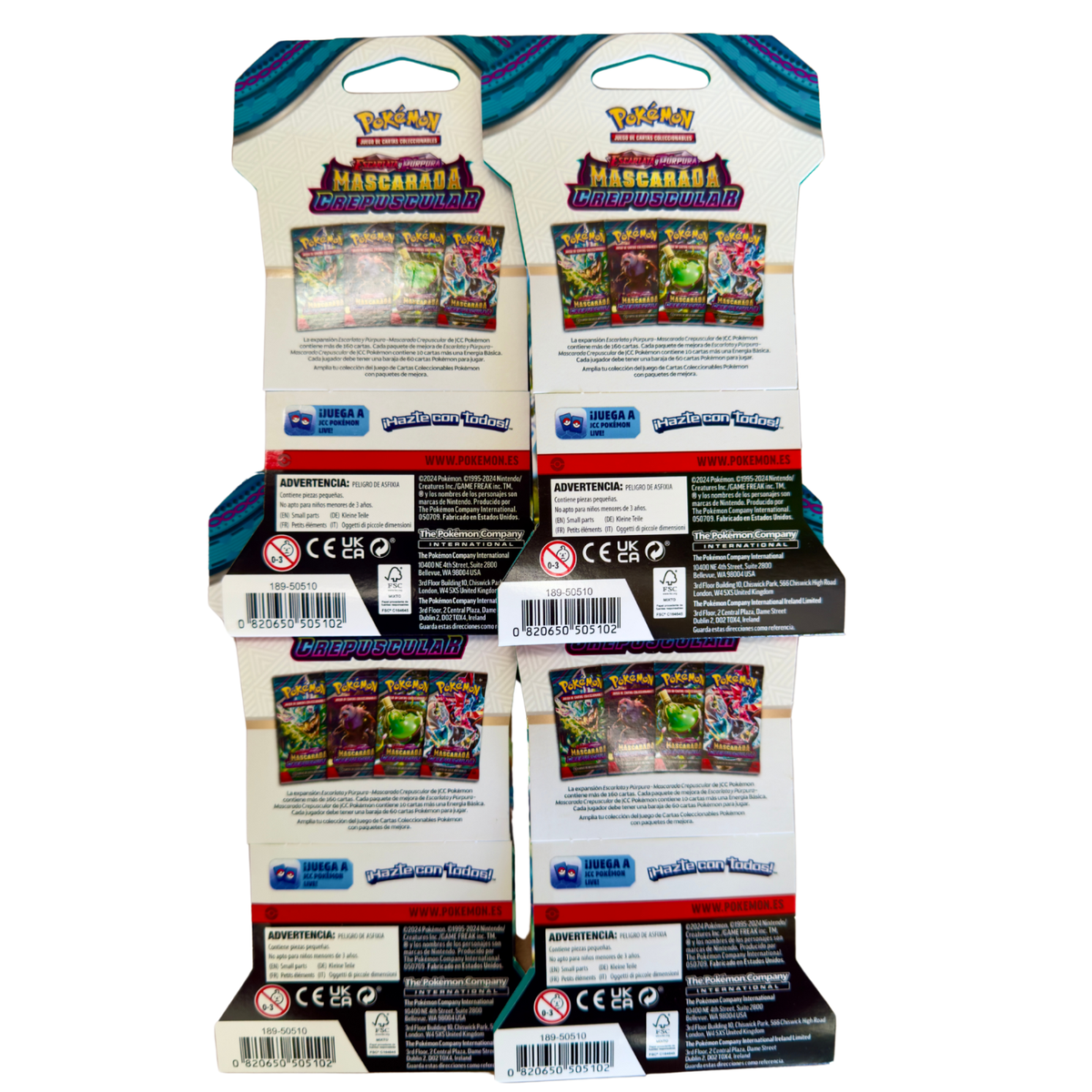 Pokemon TCG Spanish Macarada Crepuscular Twilight masquerade