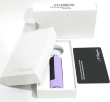 New S.T. Dupont cigar cutter purple black with box