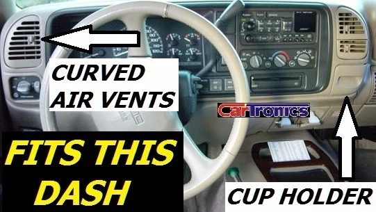 GM 1995-2002 camión tamaño completo y SUV doble DIN KIT DE TABLERO DE INSTALACIÓN ESTÉREO PARA AUTOMÓVIL Foto 2 de 4