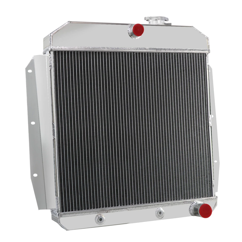 3 Row Radiator For 1955-1959 Chevrolet GMC Pickup Apahce Trucks Suburban 1956 US Foto 3 de 4