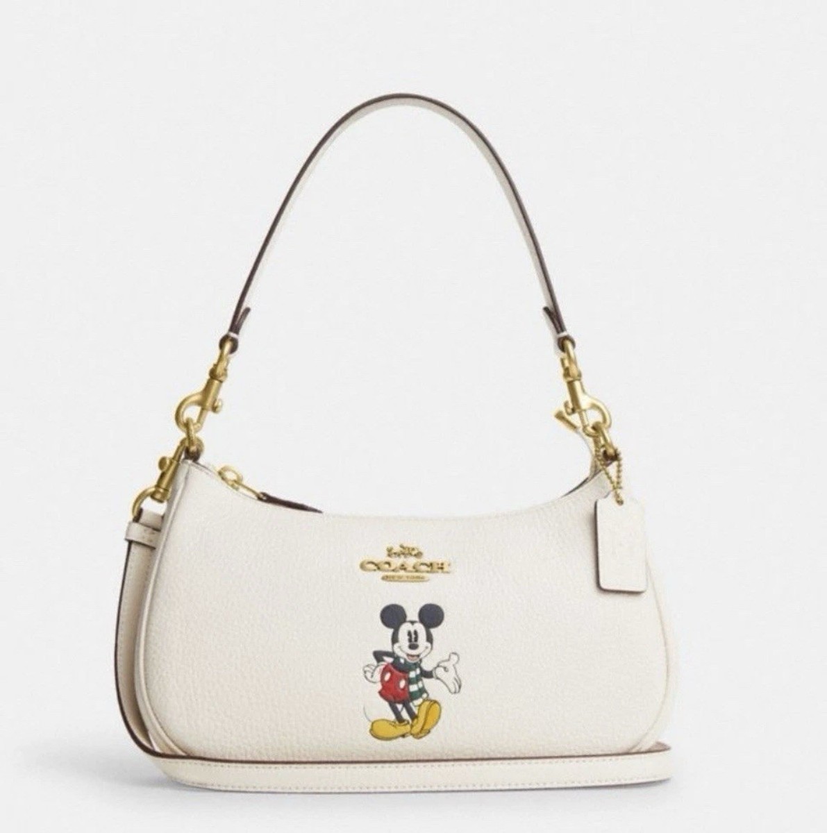 COACH CM859 Disney X Coach Teri Shoulder Bag with Mickey Mouse