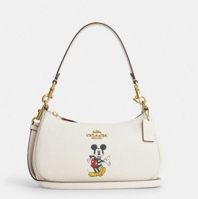 COACH CM859 Disney X Coach Teri Shoulder Bag with Mickey Mouse