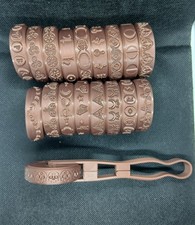 Witchcraft Pagan Occult Pattern Stampwheel Craft Texture Roller Wheel Polymer