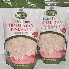 Extra Fine Himalayan Pink Salt 2 lb Pantry Pack Gourmet Mineral Salt Good Tierra