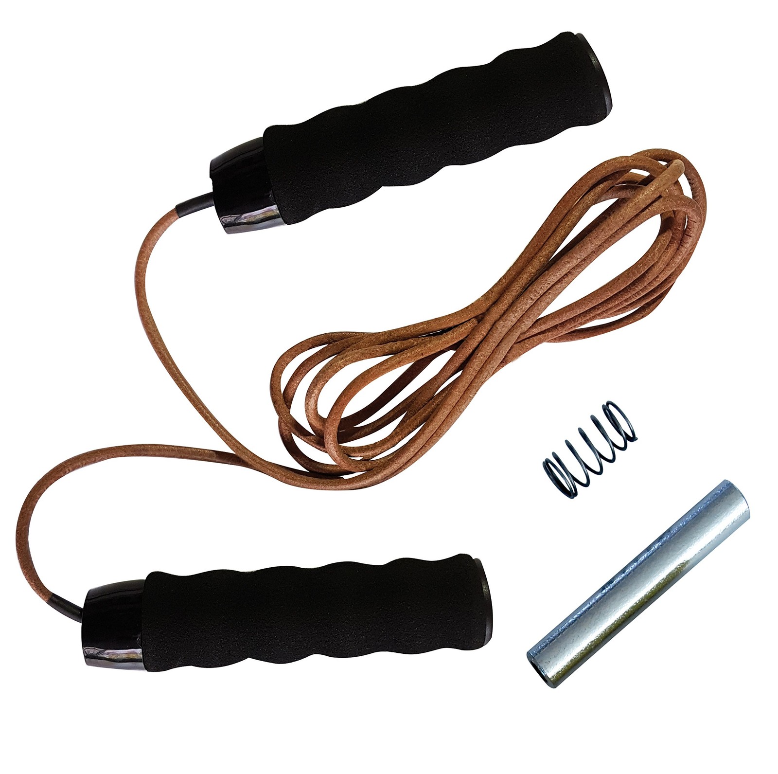 Corde à sauter en cuir lestable 500 g pour tonifier les bras sans haltères