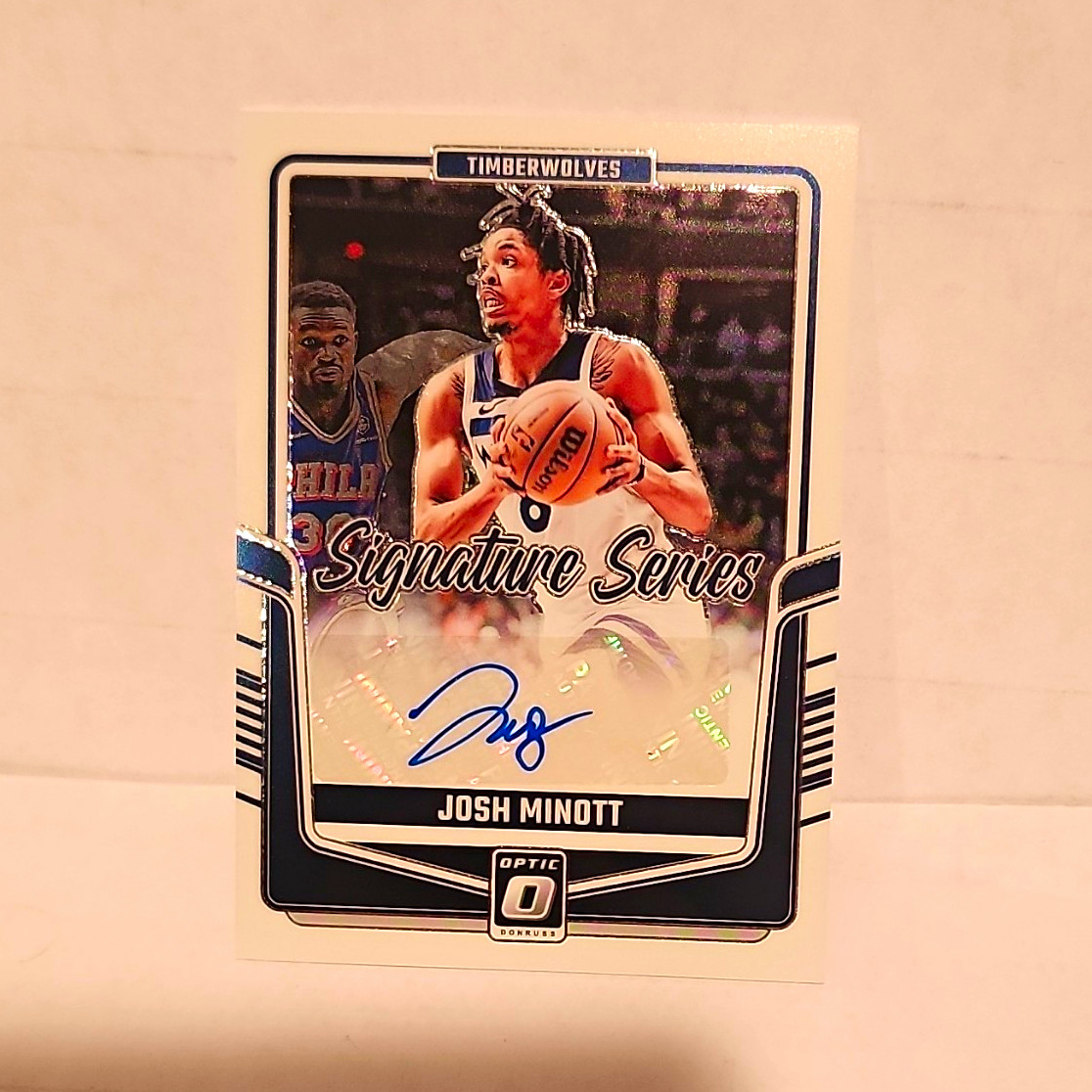 Panini Donruss Optic 2024-25 Josh Minott Signature Series Auto #SS-MIN Wolves