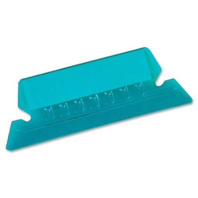 Esselte 42BLU Pliable 1/5 Cut Plastic Tabs 25 Pack Blue