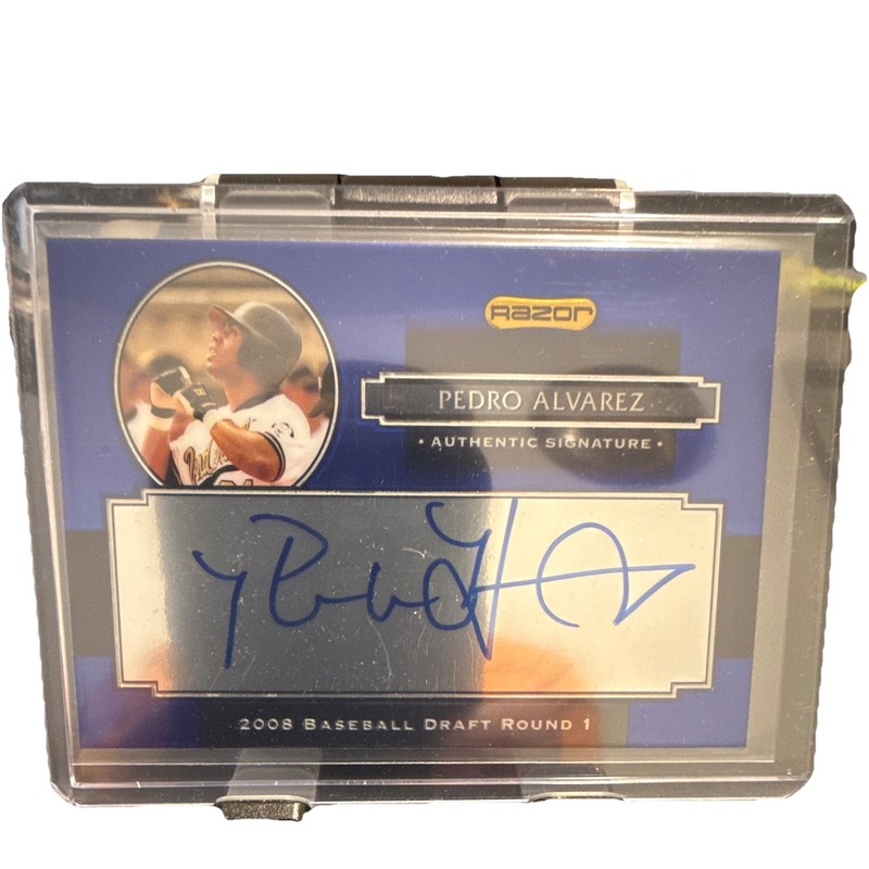 Razor 2008 Signature Series Metal Pedro Alvarez #AU-PA Autograph Pirates
