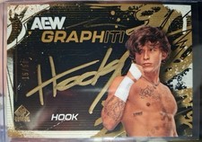 /50 Hook AU 2025 Upper Deck AEW SP Signature Hook Graphiti Auto On Card #GR-HO