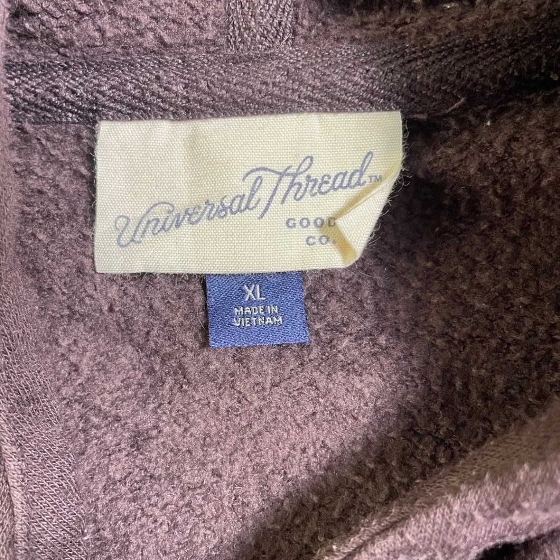 Universal Thread Brown Hoodie Pullover Fleece Hoo… - image 6