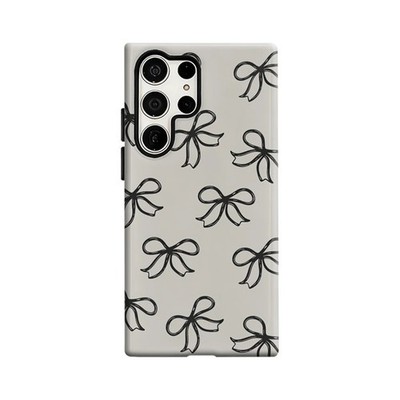 Sketchy Bow Design Tough Case für Samsung Galaxy S20 S23 S24 S25 Ultra Plus