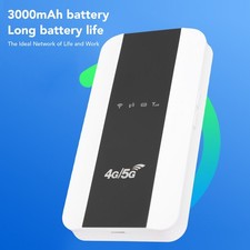 4G WiFi Hotspot Portable Travel Router With SIM Card Slot For Outdoor Trave GEKQ