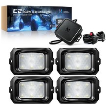 Mictuning C2 4 Pods Rgbw Led Rock Lights Underglow Neon Light Kit App Control