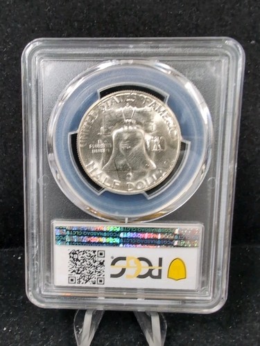 1954-S 50c Franklin Half Dollar PCGS MS65 #4759A - Picture 2 of 2