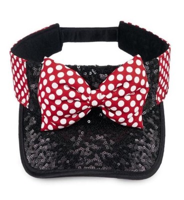 Disney Parks Minnie Mouse Sequin Visor Hat