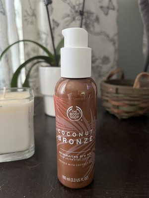 The Body Shop Coconut Bronze Shimmering Dry Oil Discontinued HTF 3.3 oz.