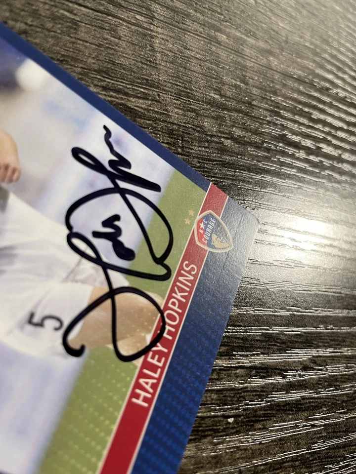 2023 Parkside NWSL Vol. 2 Haley Hopkins Stars Of The Game Signed Card #47 Auto - Image 2 of 4