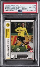 2010 PANINI WCCF INTERCONTINENTAL CLUBS #143 ROBERT LEWANDOWSKI PSA 8