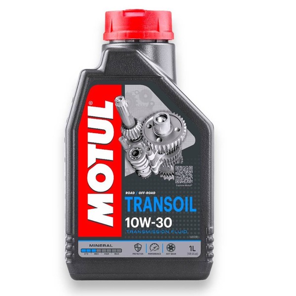 Motul GetriebeöL Transoil 10W30 1L Alle 2-Takt Motorrad Quad Roller Motoren Mop-image