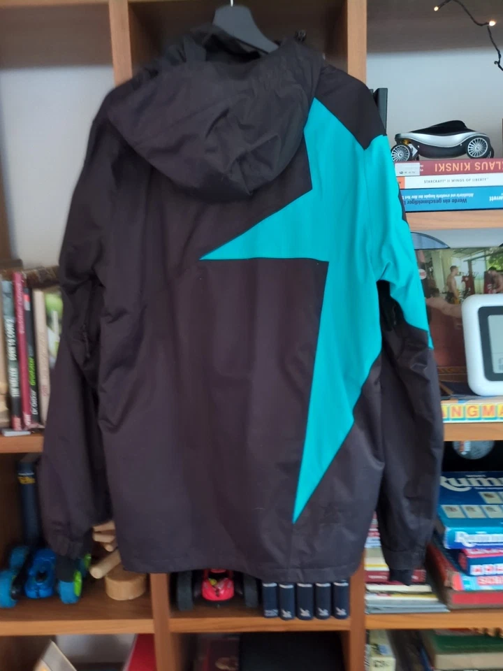 Snowboard Jacke Parka Windbreaker Kapuze Taschen Zimtstern Switzerland - Bild 4 von 4