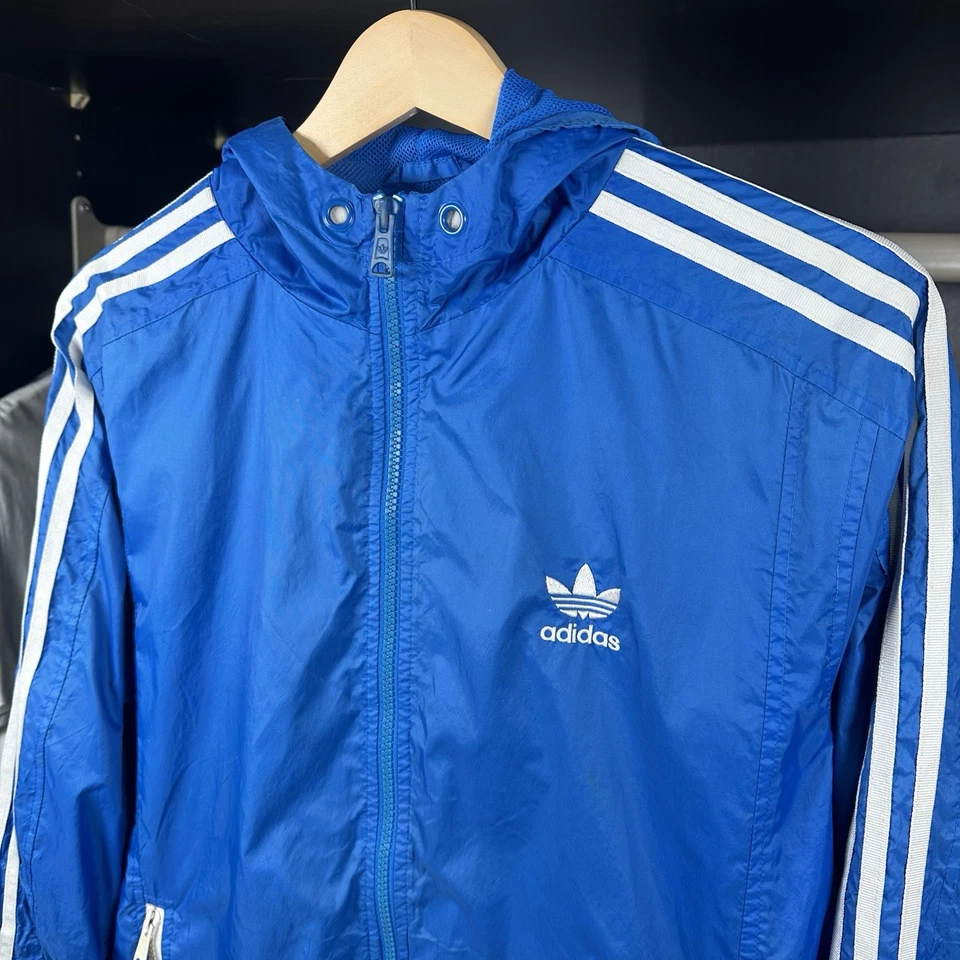 Chaqueta de Pista Adidas Firebird De Colección Para Hombre M Azul Cremallera Top Original Trifolio Oasis Foto 2 de 4