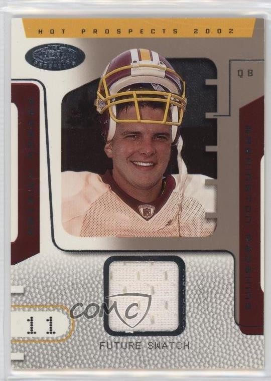 2002 Fleer Hot Prospects Future Swatch 643/1000 Patrick Ramsey #94 Rookie RC 0q3