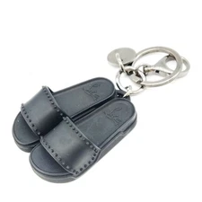 NO TARIFF Christian Louboutin Key Ring Black Reds 2279865