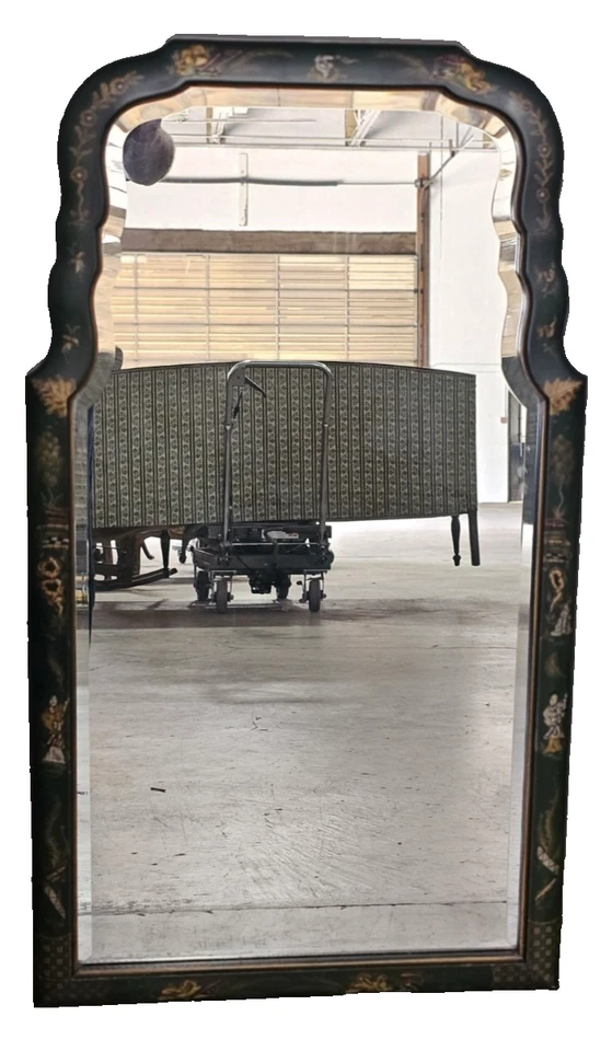 弗里德曼兄弟中国镜威廉斯堡风格绿色漆框 — 第 4/4 张图片